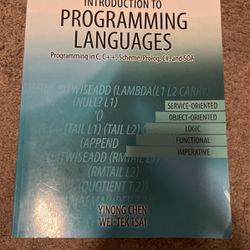 Introduction to programming languages