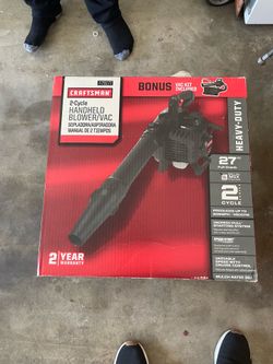 Craftsman leafblower