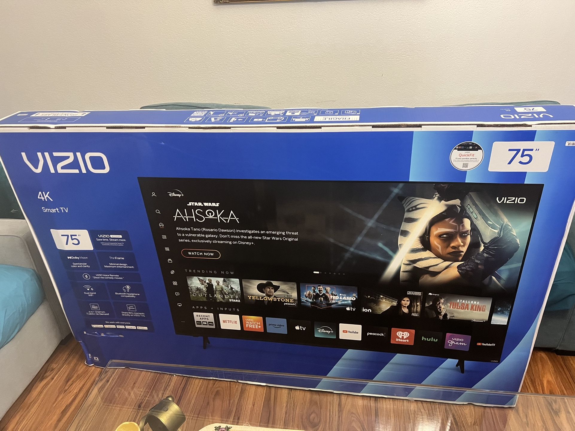 Vizio 75" Class 4K (2160p) Smart LED TV (V4K75C-0804)