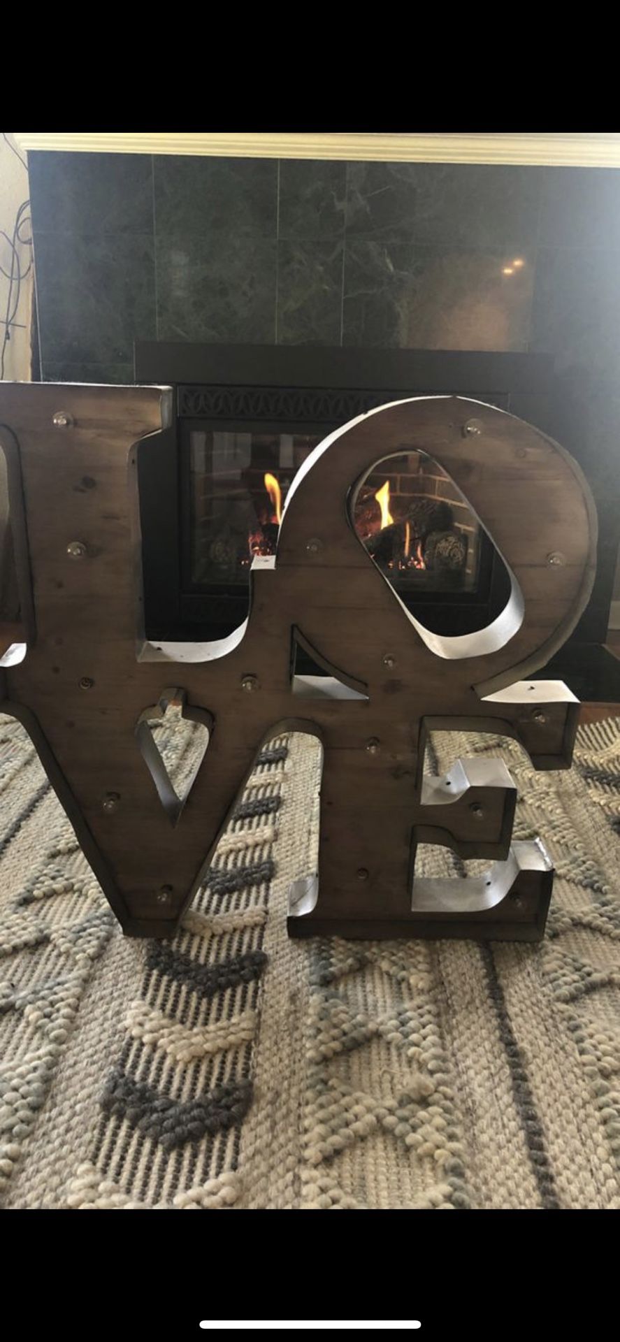 Marquee LOVE sign