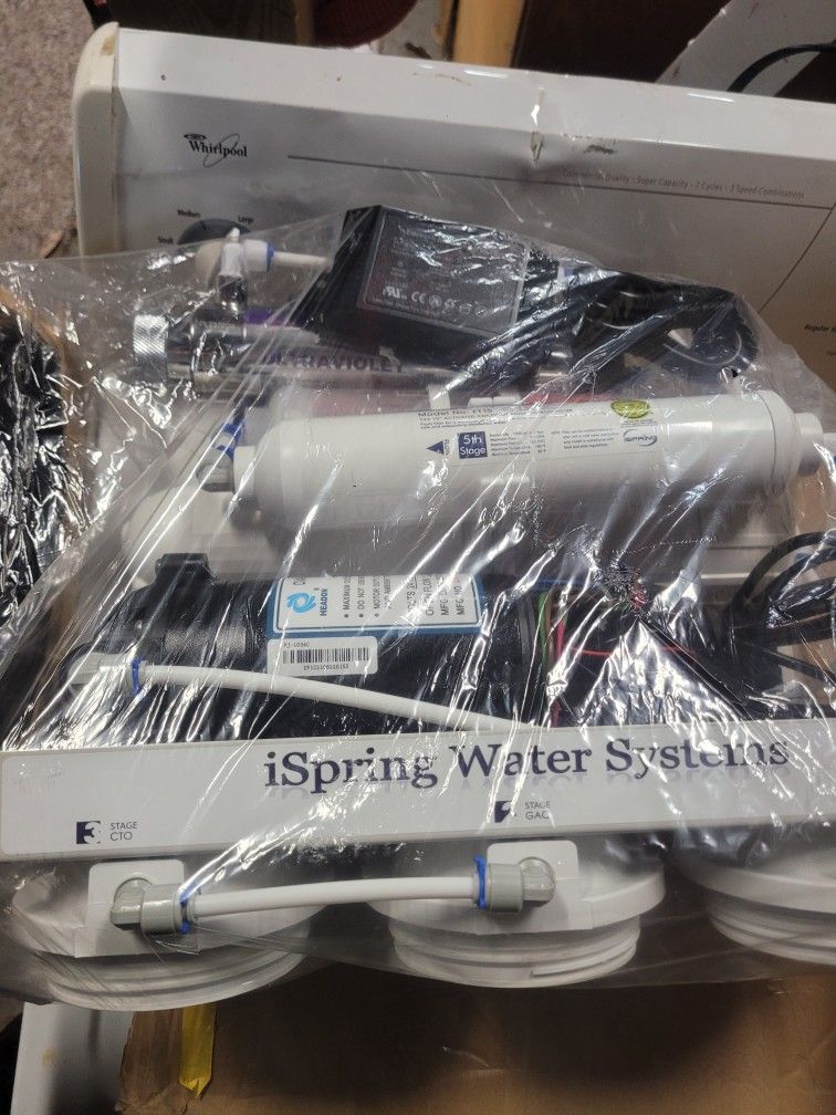 iSpring RCC100P Under Sink 5 Stage Reverse Osmosis Drinking...