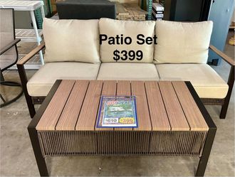 2 Piece Outdoor Patio Set