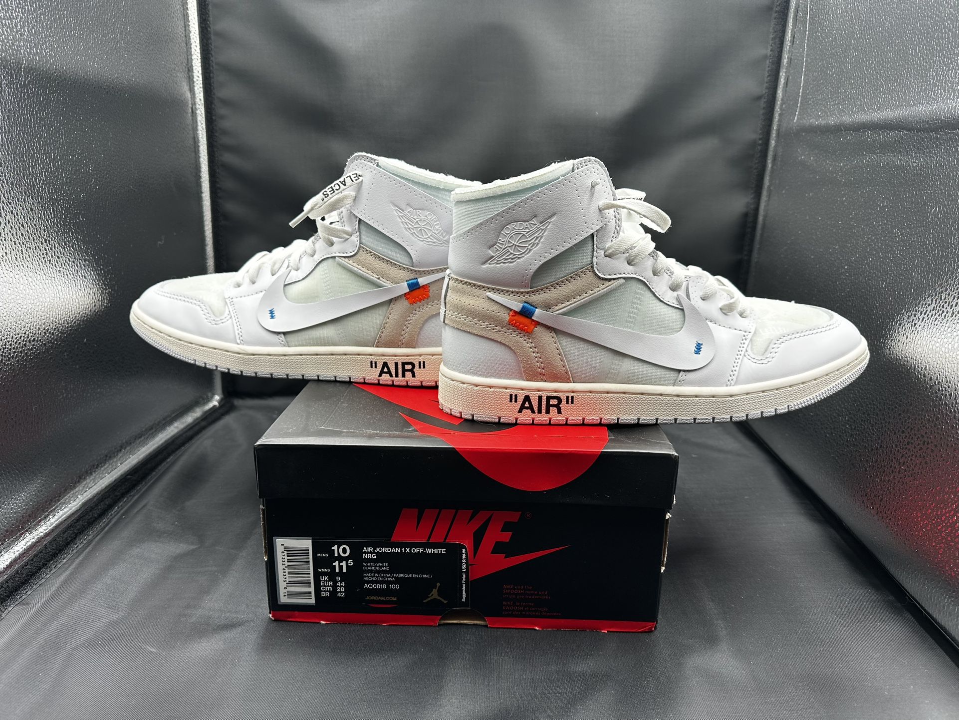 Air Jordan 1 X Off-White Size 10