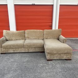 *FREE DELIVERY* Beige L Shaped Sectional Sofa