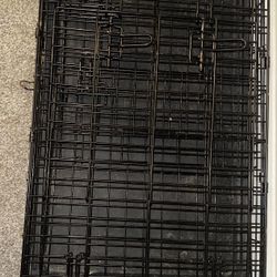 Medium Size Dog Cage With Dog Food Supplies And Grooming Accessories 