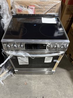 Lg new 30” induction electric stove