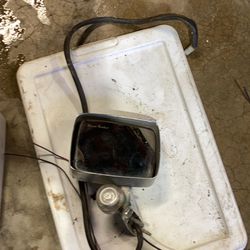 Rare Cadillac side view mirror with compass