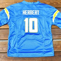 Chargers Football Jersye For Herbert Brand Nee (small To 3Xl) 