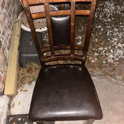 Wooden Chair And Desk With Drawer