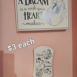 Disney Princess Wall Hangings