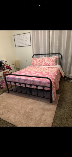 Full size mattress and frame