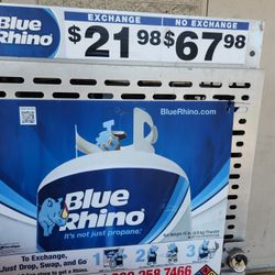 Blue rhino full propane tanks