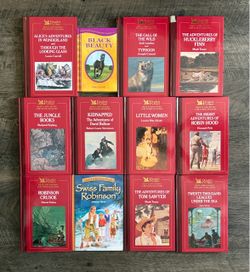 ILLUSTRATED CLASSICS ~LOT OF 12 HARDCOVER BOOKS~