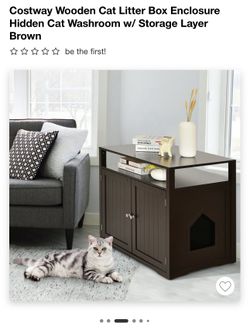 Wooden enclosure car litter hidden spot 