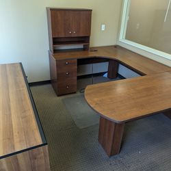 Office Desk With Credenza