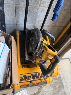 Masonry tools, compressor, hand saw