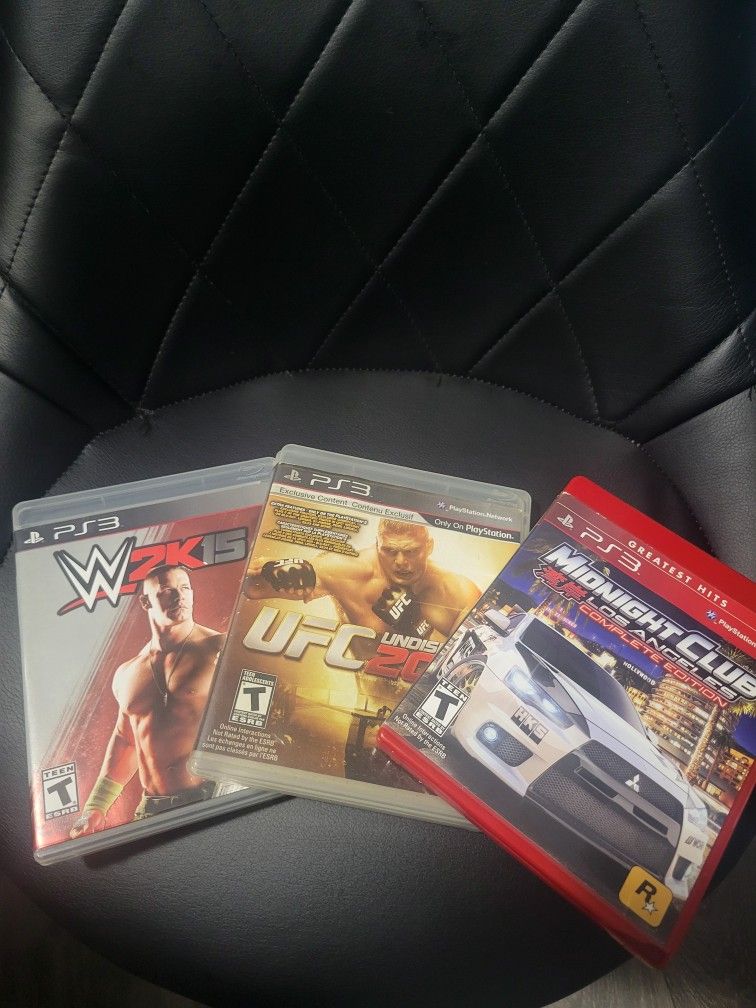 3 GAMES FOR PLAYSTATION 3