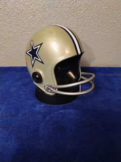 Vintage 70s Dallas Cowboys Small Helmet Radio Made in USA