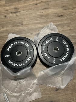 Rep Fitness 45 Pound Bumper Plates