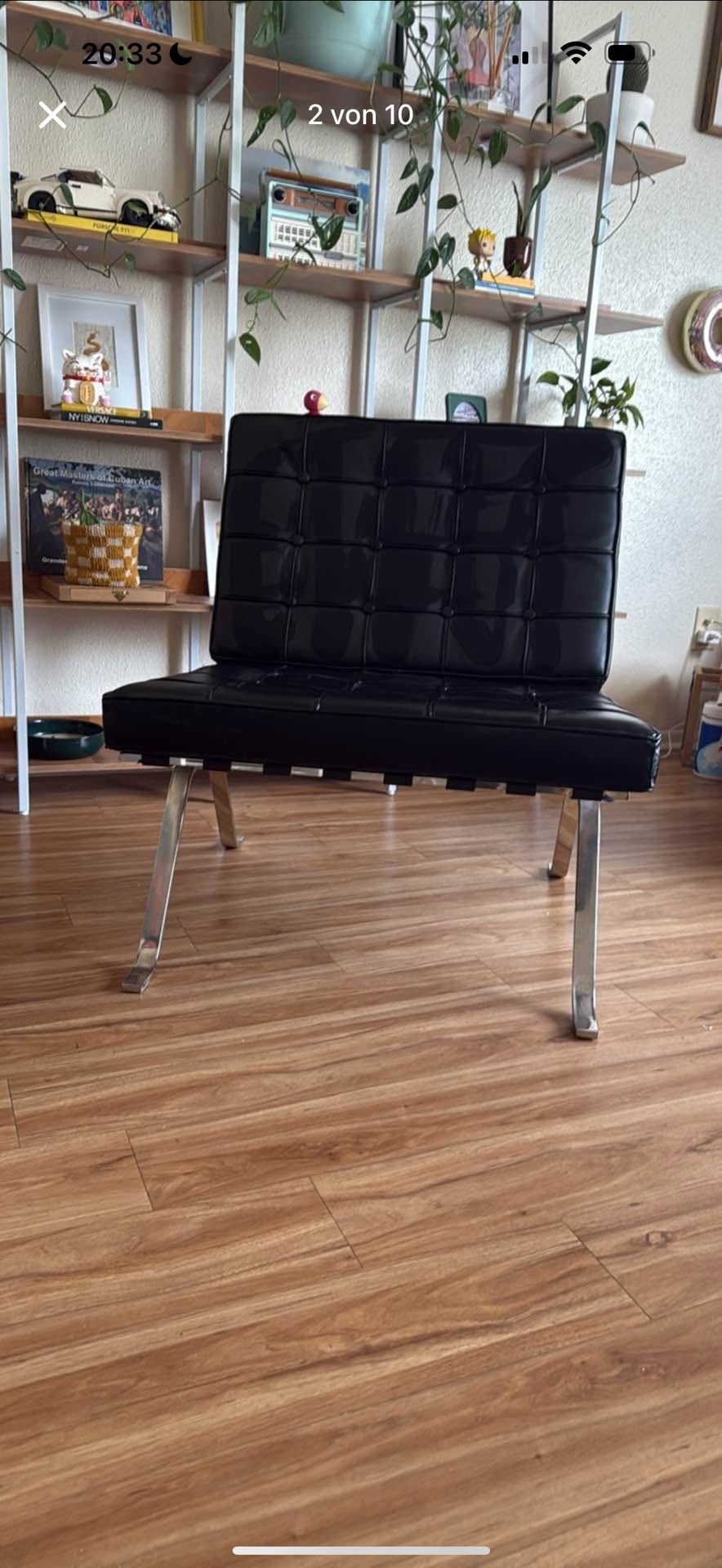 Barcelona Chair Dupe