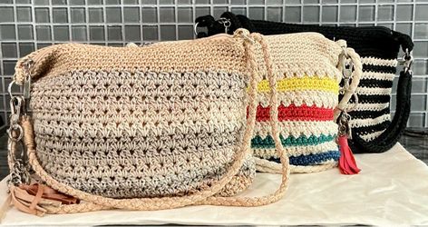 Lot of 3 The Sak Crochet Crossbody Bags