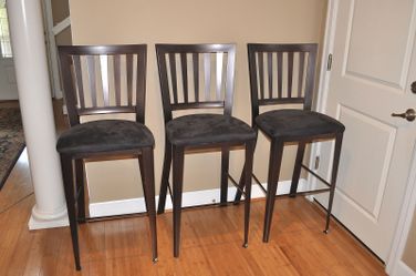 Amisco Brand Metal Bar Height Chairs Stools