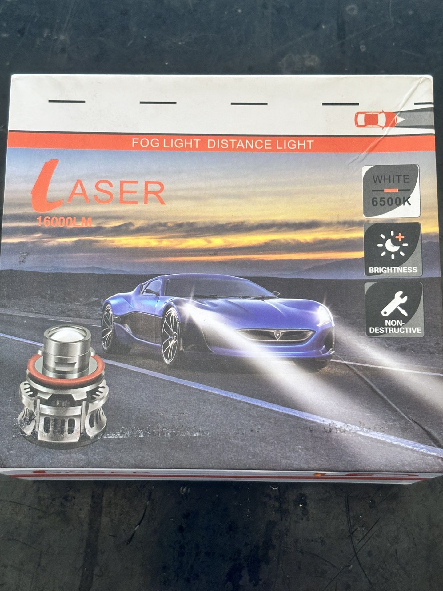 Laser Fog Lights H7 6500k
