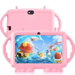 Kids Tablet, 7 inch Android 11 Tablet for Kids, 3GB RAM 32GB ROM, Toddler Tablet with Bluetooth, WiFi, Parental Control, Dual Camera, GMS, Shockproof