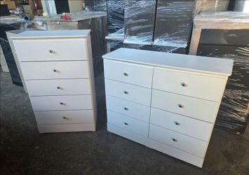White Dresser set,cajoneras blancas