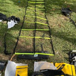 Dual Speed Agility Latter 4.5 Meters Larger Than Normal With Pouch 