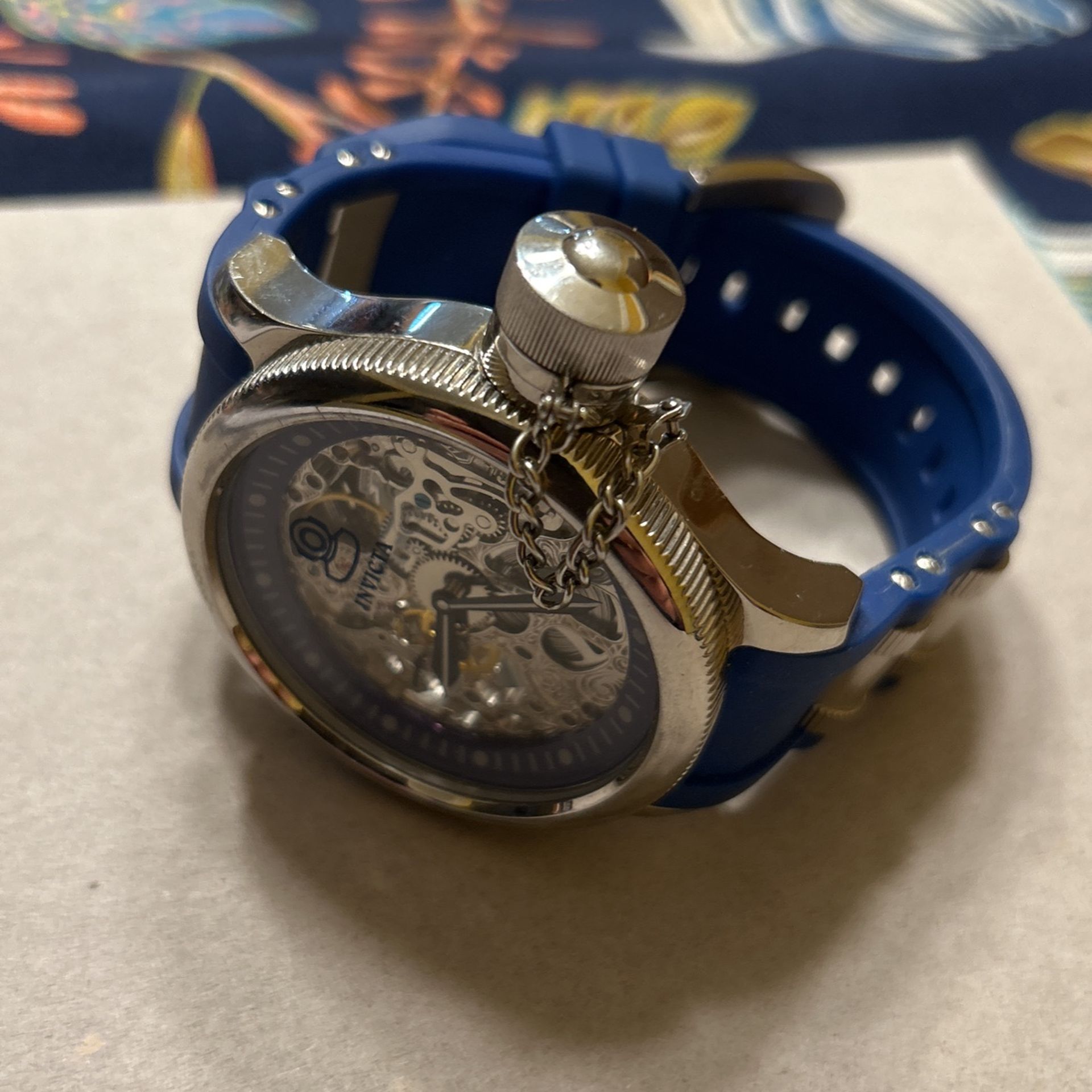Invicta Specialty Invicta Mechanical 52mm Blue Slvrtn 50-Yr 