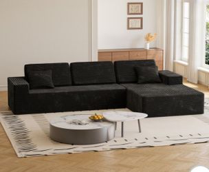 3pcs Boneless Sectional Sofa