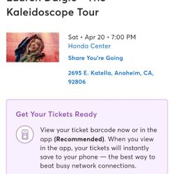 5 Tickets Lauren Daigle With Victory Boyd