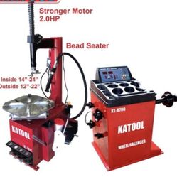 Tire Changer And Wheel Balancer