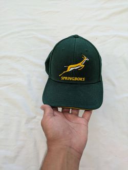 Official Springboks South Africa Rugby Bokkie Adjustable Hat/Cap