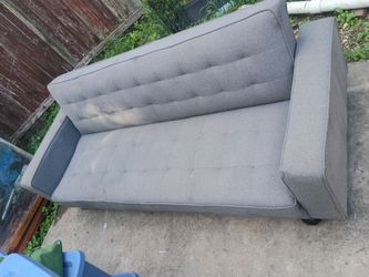 Futon couch.