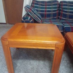 Century Modern Signed Vejle Stole & Mobelfabrik Teak Side Tables