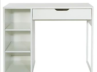 ✨ BRAND NEW IN BOX ✨ OSP Ravel 40" Writing Desk with Storage (White)