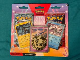 Pokémon TCG 3-Pack Blister with Zekrom, Latios, and Palkia Foil Cards