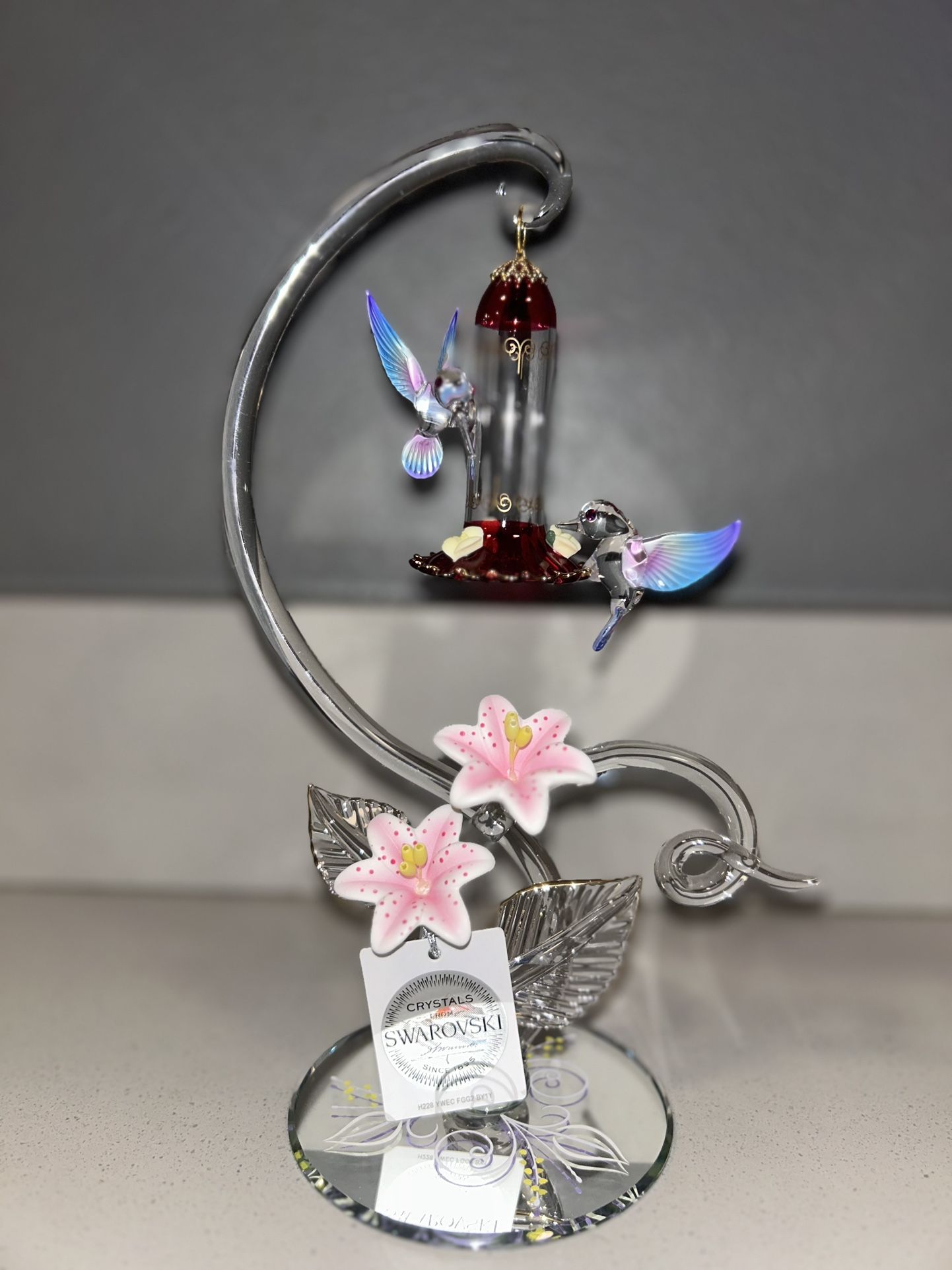Glass Baron Hummingbird Feeder