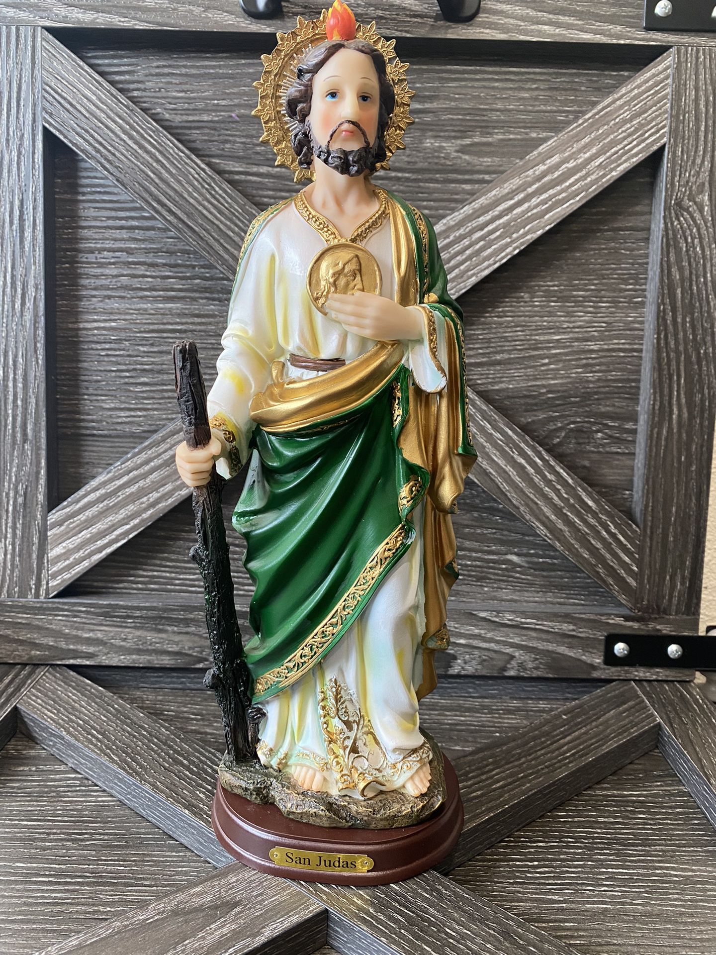 San Judas Statua 12” Nuevo Jude The Apostle Statue 12” New In Box 