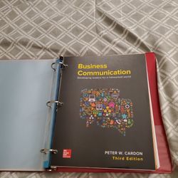 Business Communication Third Edition Book