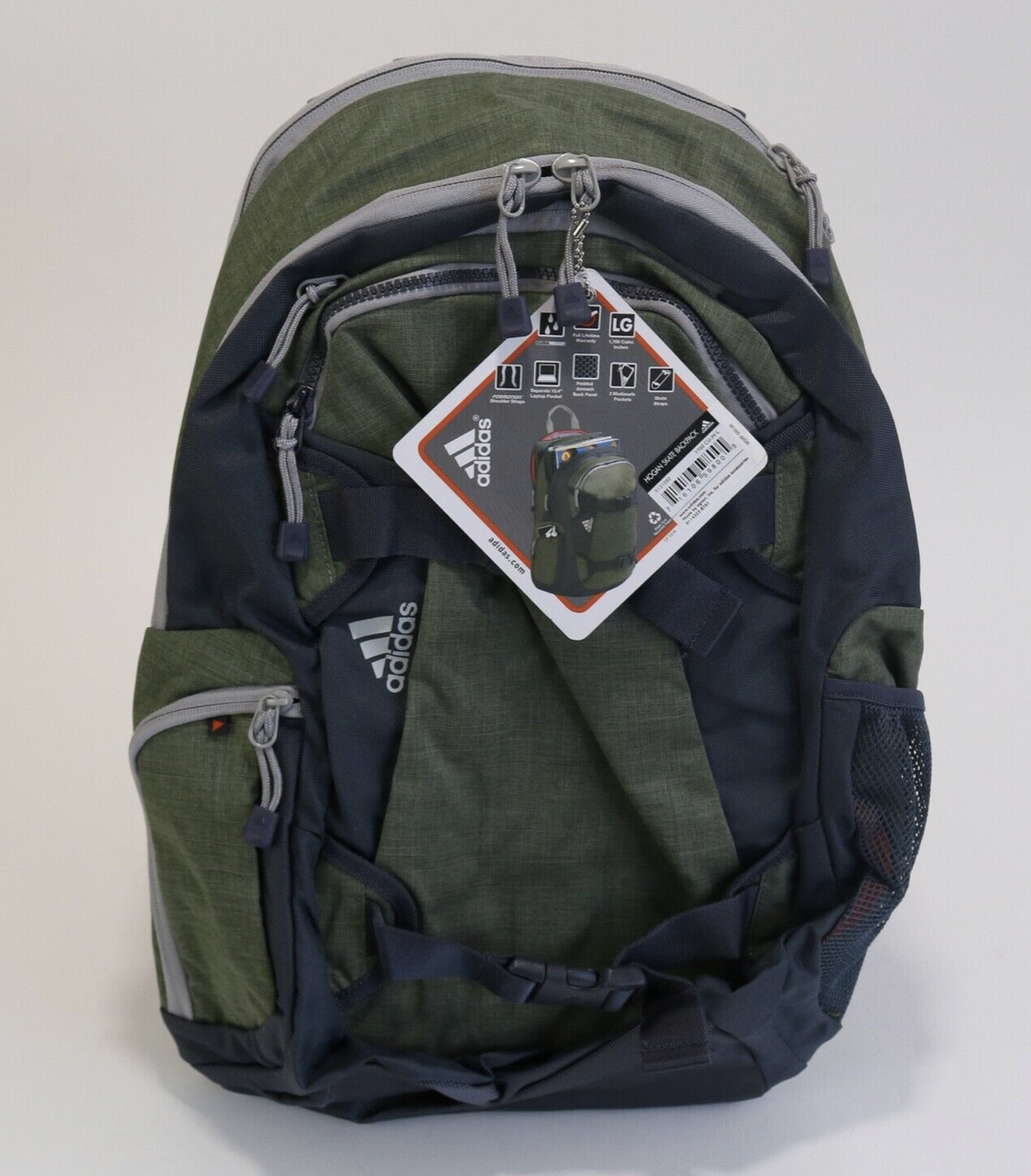 Adidas ClimaProof Formotion Hogan Skate Backpack School Pack Laptop Bag Green - 3 Available - $35 each