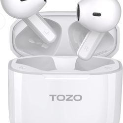 TOZO A3  Wireless Earbuds Bluetooth 5.3 Half in-Ear Lightweight Headsets with Digital Call Noise Reduction