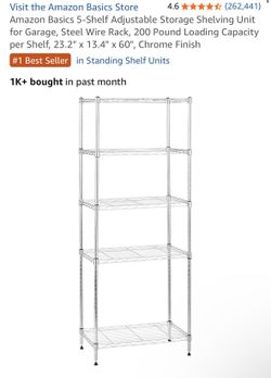 5 Shelf Storage
