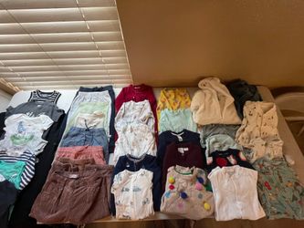 Baby and toddler clothing lot with shoes