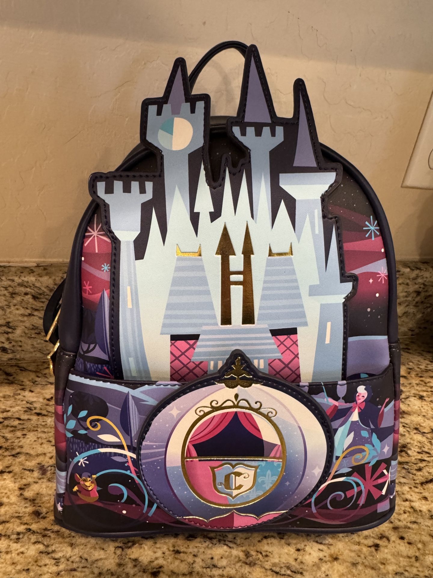 Brand New Disney Loungefly Cinderella Backpack