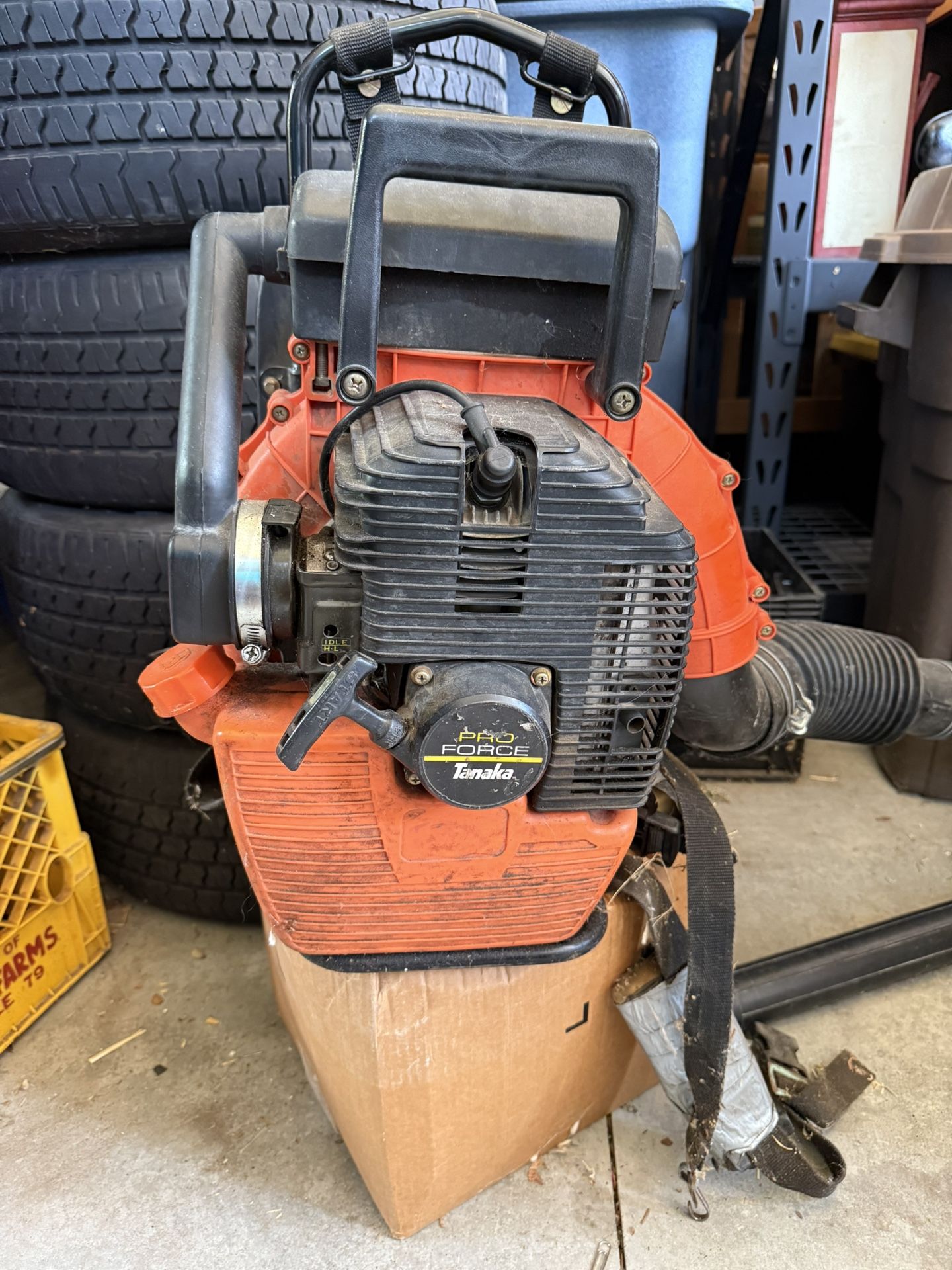 Tanaka pro force backpack blower
