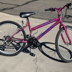 Pacific Wanderer Girls 24inch Wheel All Terrain Bicycle Ages 8-12