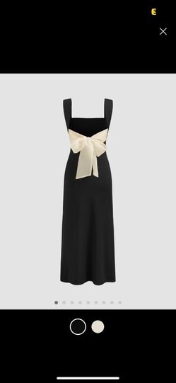 Square Maxi Ruched Split Bowknot Maxi Dress From Cider
